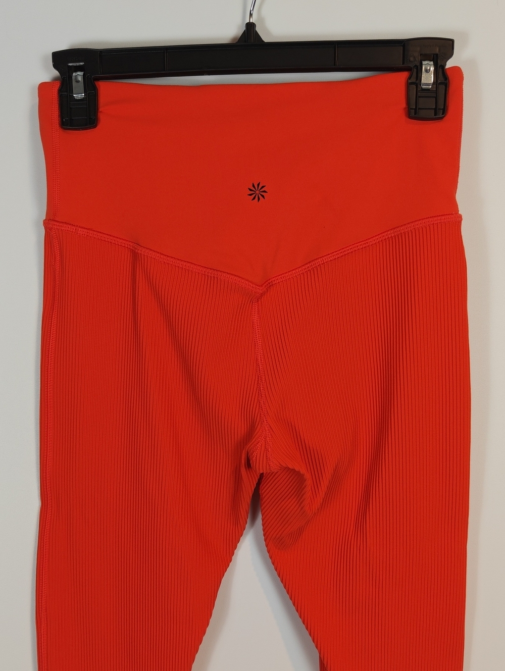 ATHLETA Elation Crossover Rib 7/8 Tight Flame Orange Plum Purple Size S Lot of 2 - Picture 15 of 16